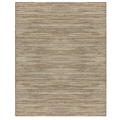Attractive (B729) Ty Pennington Kensie Natural Striped Jute Area Rug, 8 10