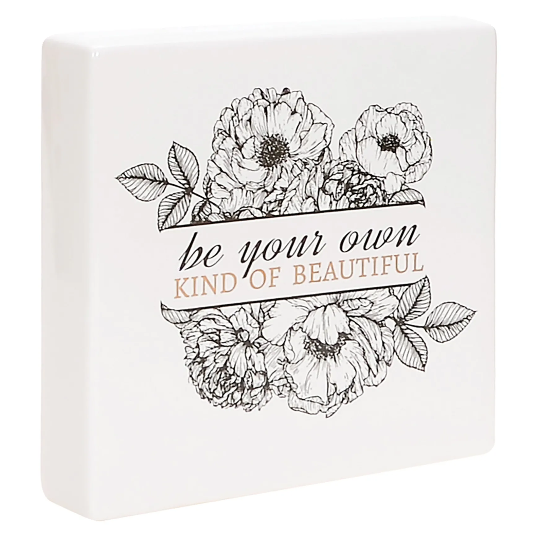 Attractive Be Your Own Kind Of Beautiful Block Sign, 8