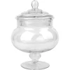 Attractive Clear Glass Apothecary Jar, 10