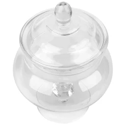 Attractive Clear Glass Apothecary Jar, 10