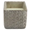 Attractive Geo Pattern Square Cement Citronella Candle