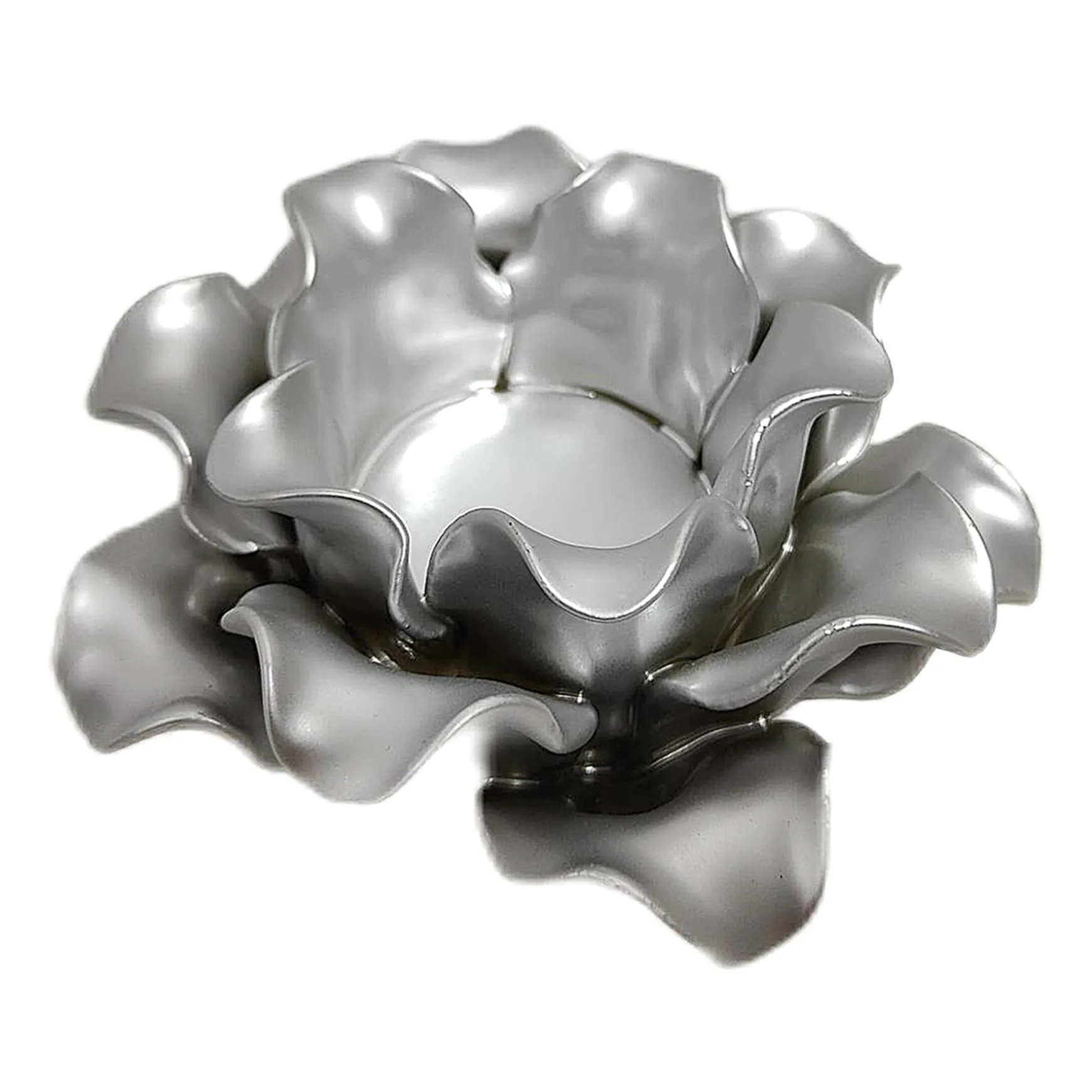 Attractive Grace Mitchell Ceramic Lotus Candle Holder