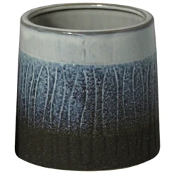 Attractive Grey Glazed Ceramic Citronella Candle