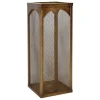 Attractive Honeybloom Metal Lantern With Brass Finish, 20