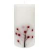 Bargain Sale Berries Unscented Pillar Candle, 6