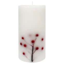 Bargain Sale Berries Unscented Pillar Candle, 6