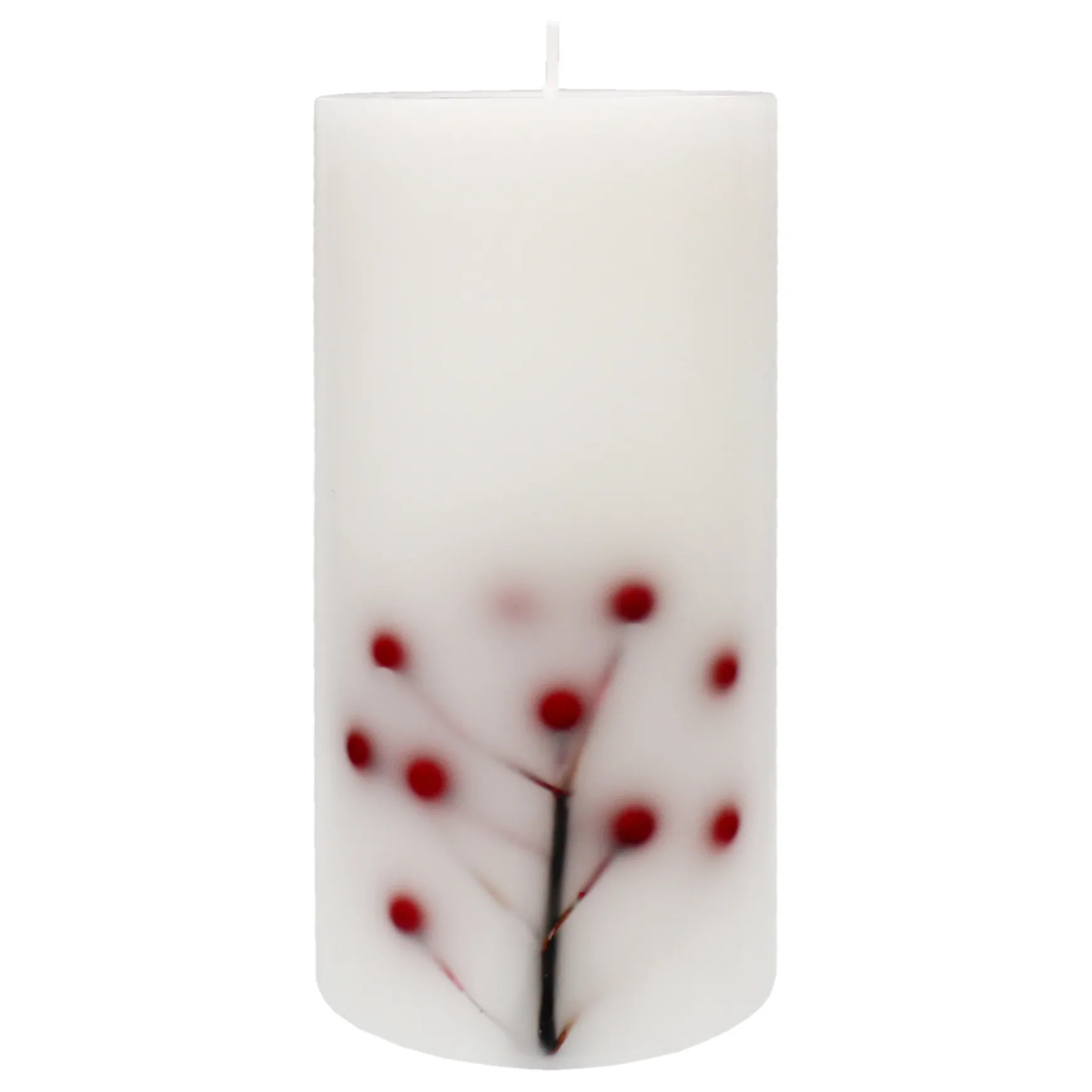 Bargain Sale Berries Unscented Pillar Candle, 6