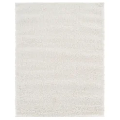 Bargain Sale (C178) Parma Ivory Shag Accent Rug, 3 5