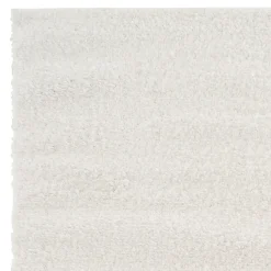 Bargain Sale (C178) Parma Ivory Shag Accent Rug, 3 5