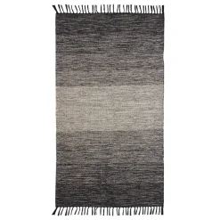 Bargain Sale (D521) Honeybloom Grey Ombre Fringe Accent Rug, 3 5