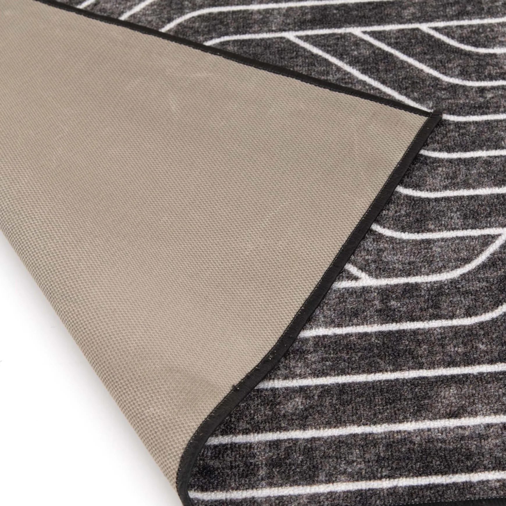 Bargain Sale (D563) Venus Black & Grey Area Rug, 7 10