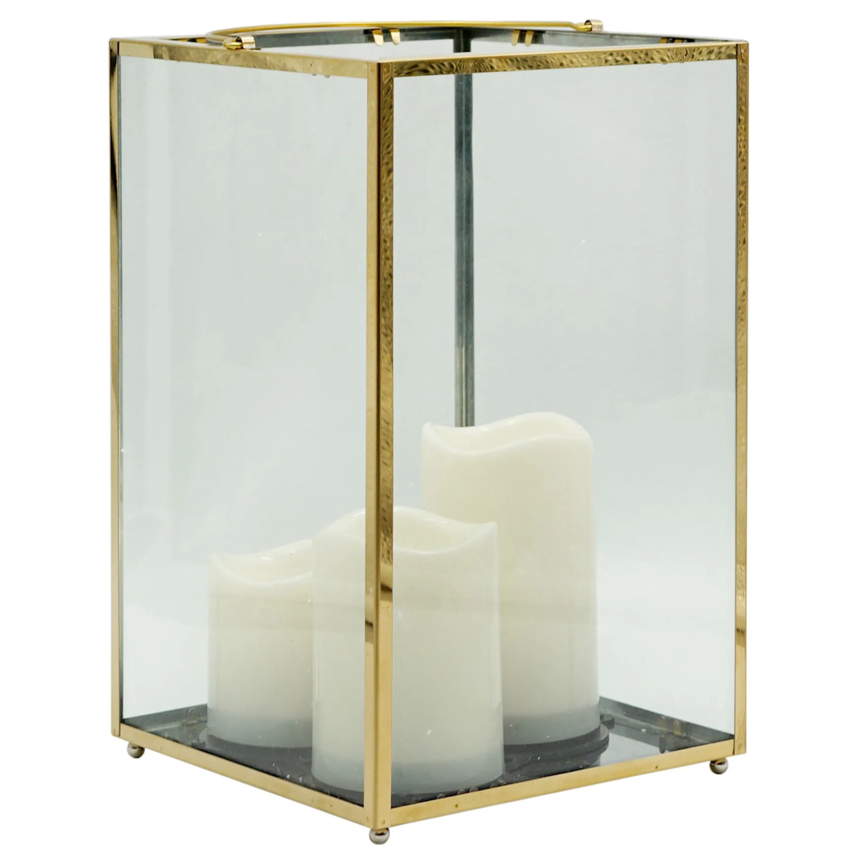 Bargain Sale Gold Led Candle Lantern, 12