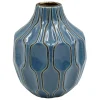 Bargain Sale Katherine Blue Ceramic Vase, 6