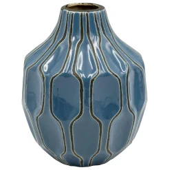Bargain Sale Katherine Blue Ceramic Vase, 6