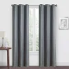 Bargain Sale Morisson Grey Blackout Grommet Curtain Panel, 84