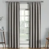 Bargain Sale Sun Zero Soraya Grey Thermal Lining Blackout Curtain Panel, 84