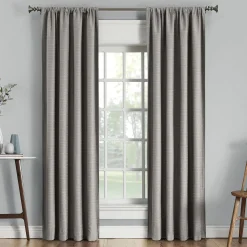 Bargain Sale Sun Zero Soraya Grey Thermal Lining Blackout Curtain Panel, 84