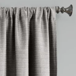 Bargain Sale Sun Zero Soraya Grey Thermal Lining Blackout Curtain Panel, 84