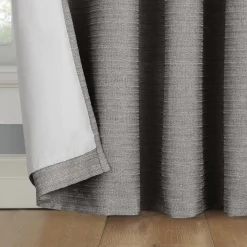 Bargain Sale Sun Zero Soraya Grey Thermal Lining Blackout Curtain Panel, 84