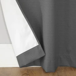 Bargain Sale Tremont Charcoal Grey Thermal Room Darkening Grommet Curtain Panel, 63
