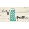 Best Sellers Always Be Grateful Synthetic Kitchen Mat, 20 39