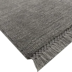 Best Sellers (B731) Hollis Grey Woven Fringe Runner, 2 7