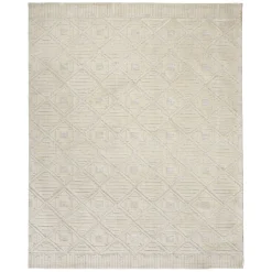 Best Sellers (B689) Sanremo Ivory Diamond Design Accent Rug, 3 5