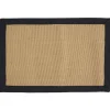 Best Sellers Jute Accent Rug With Black Border, 20 30