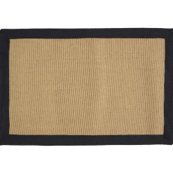 Best Sellers Jute Accent Rug With Black Border, 20 30