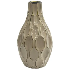 Best Sellers Katherine Grey Ceramic Vase, 12