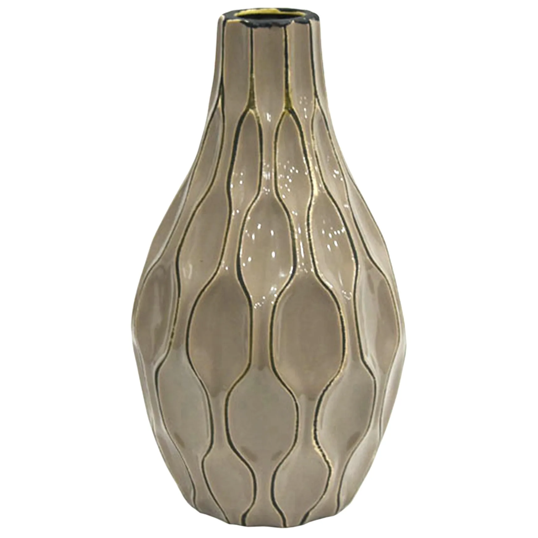 Best Sellers Katherine Grey Ceramic Vase, 12