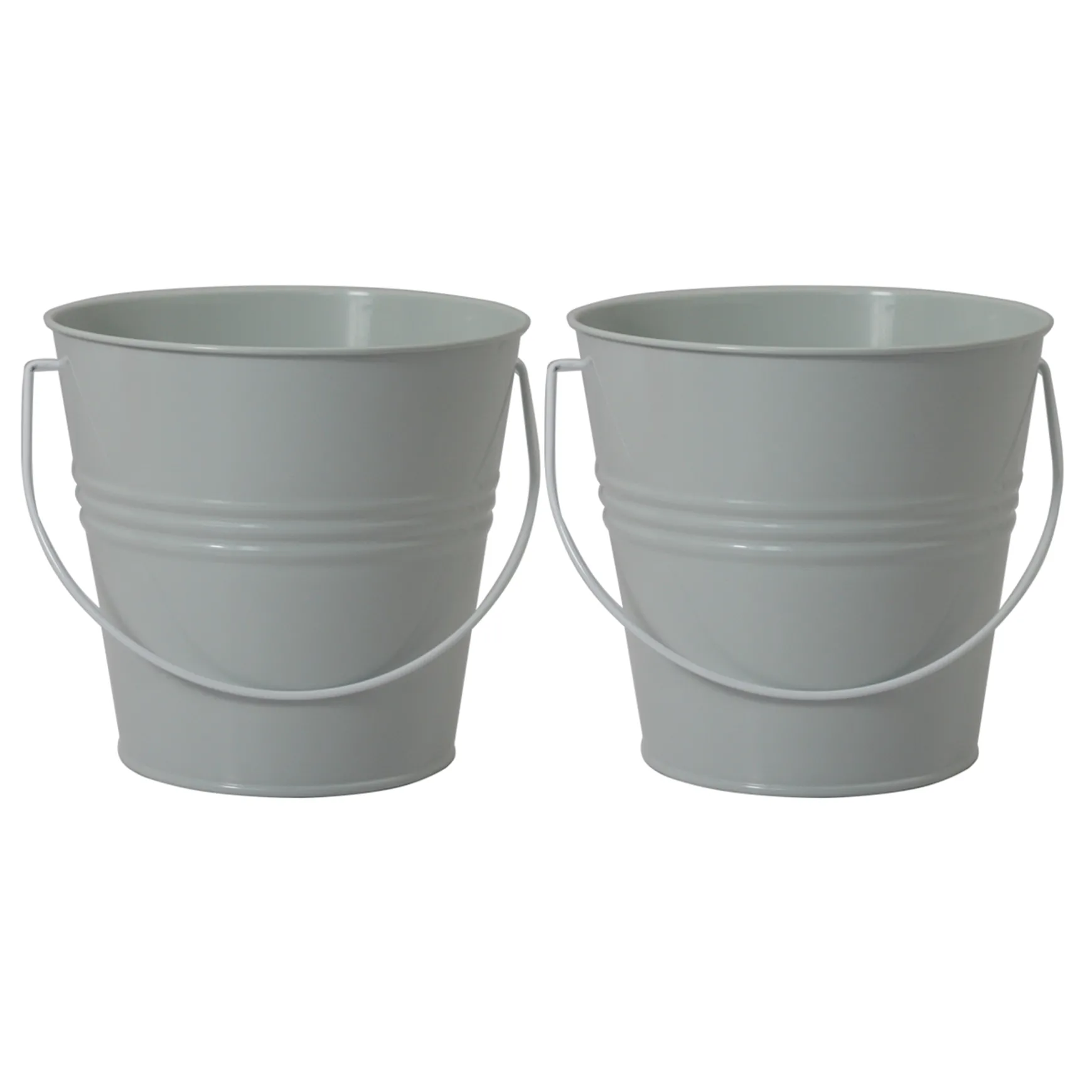 Best Sellers 2-Pack Grey Paint Bucket Citronella Candles, Large