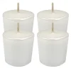 Best Sellers 4-Pack Pearl White Unscented Votive Candles