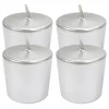 Best Sellers 4-Pack Silver Unscented Votive Candles