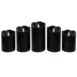 Best Sellers 5-Piece Black Led Halloween Candles