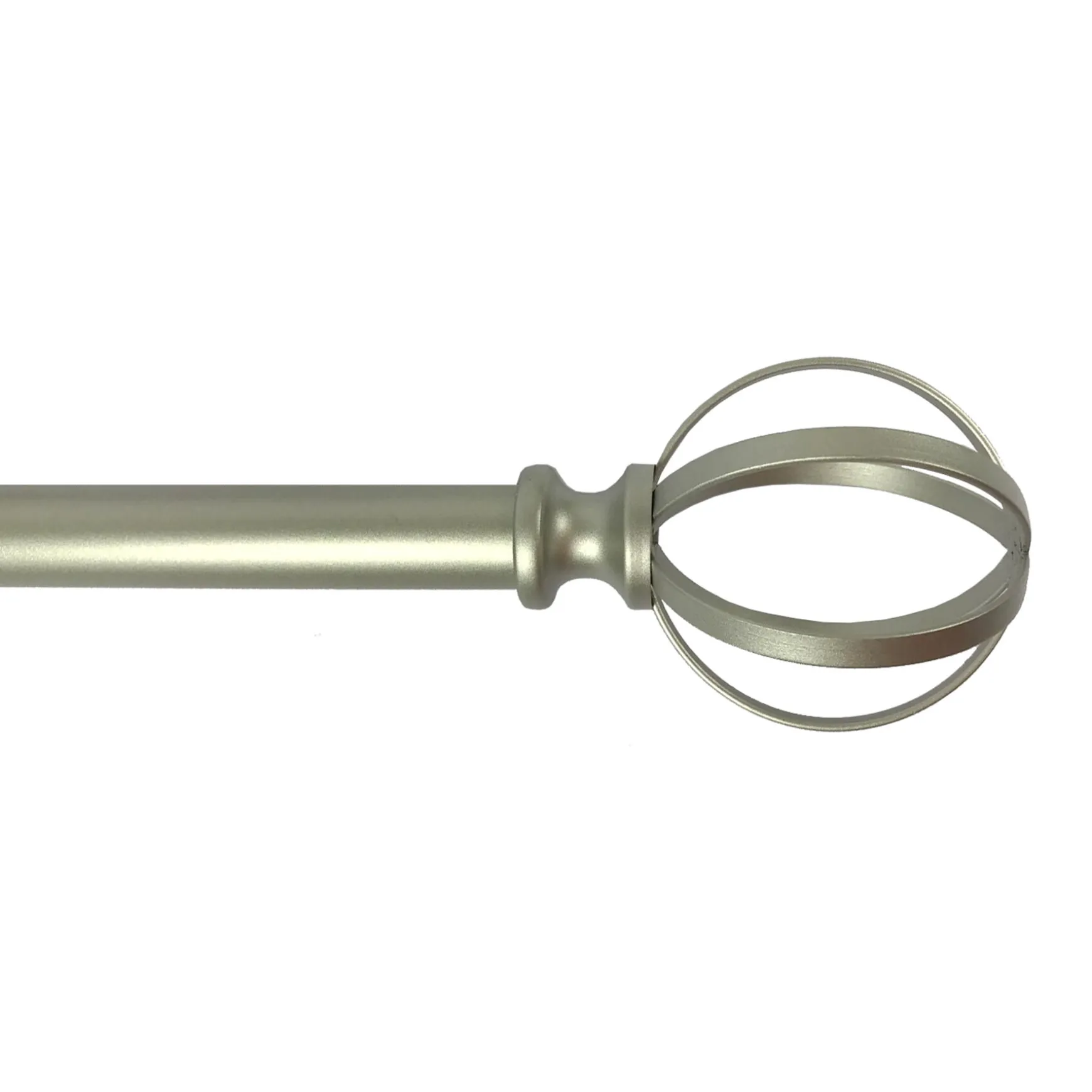 Best Sellers Princeton Metal Cage 84 -120 Adjustable 3/4 Diameter Curtain Rod, Nickel Finish