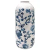 Best Sellers Tracey Boyd White & Blue Floral Ceramic Vase, 10