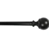 Cheap Online Alex Ball 18 -36 Adjustable 1/2 Diameter Curtain Rod, Black Finish