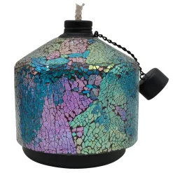 Cheap Online Blue Mosaic Table Top Torch Lamp, 6