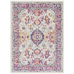 Cheap Online (D488) Floransa Multicolor Medallion Area Rug, 8 10