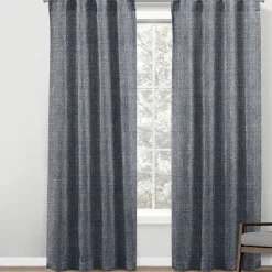 Cheap Online Dayton Blue Back Tab Light Filtering Curtain Panel, 84