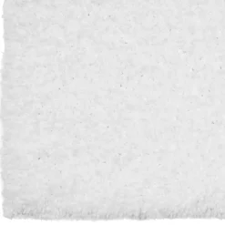 Cheap Online Drylon White Bath Mat, 17 24