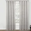 Cheap Online Everett Grey Tab Top Light Filtering Curtain Panel, 84