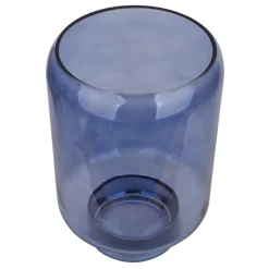 Cheap Online Laila Ali Clear Blue Glass Vase, 8