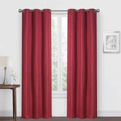 Cheap Online Morisson Red Blackout Grommet Curtain Panel, 84