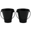Cheap Online 2-Pack Black Citronella Painted Bucket Candles, Small