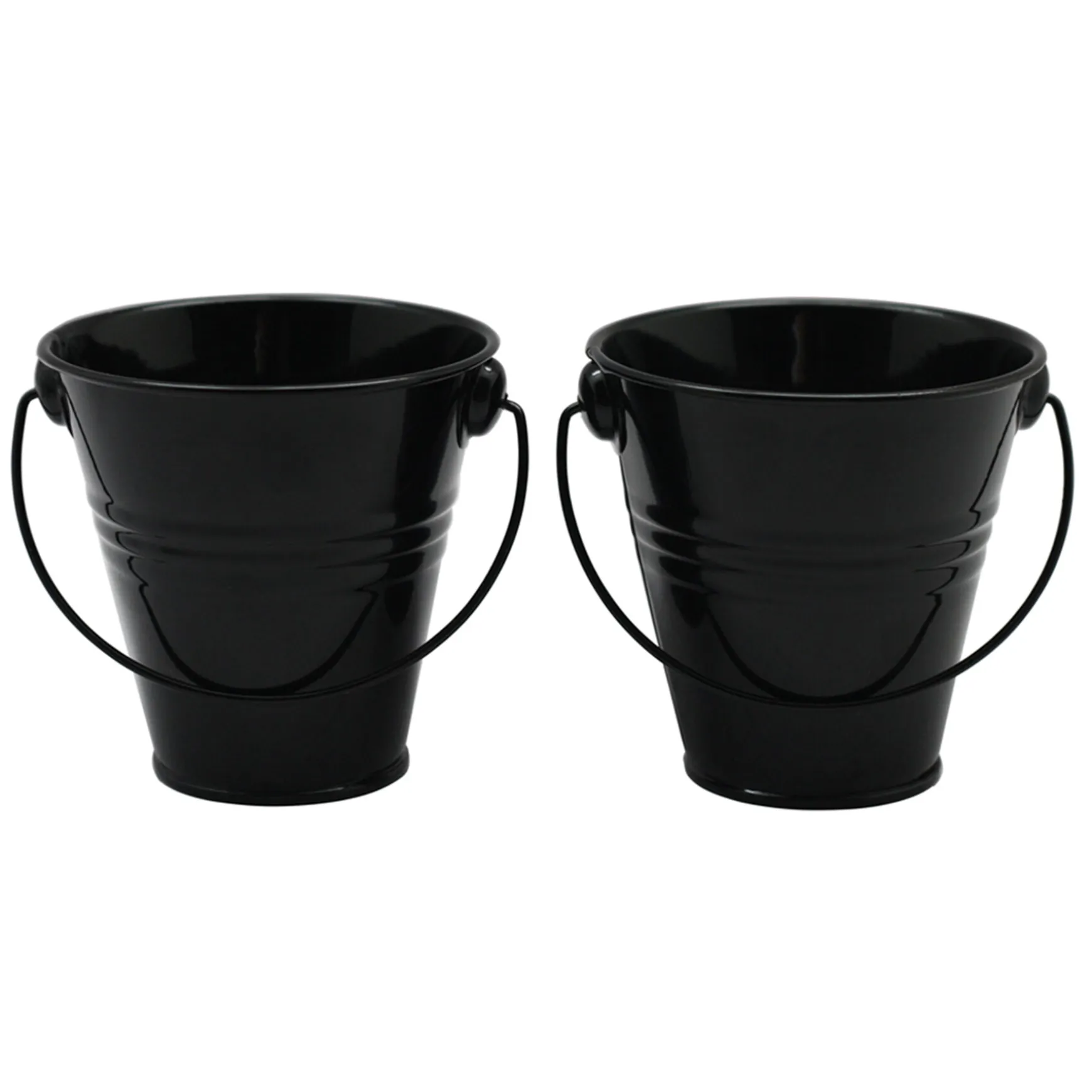 Cheap Online 2-Pack Black Citronella Painted Bucket Candles, Small