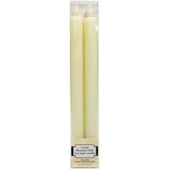 Cheap Online 2-Pack 10In. Led Flameless Taper Candle Ivory
