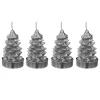 Cheap Online 4-Pack Silver Tree Tealight Candles, 2.8