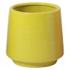 Cheap Online Tapered Yellow Ceramic Citronella Candle, 8Oz